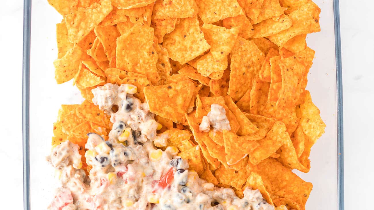 Dorito Casserole Recipe (Ground Beef) - Cozy Delish